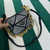 Prada 1BD329 Satin mini-bag with White Crystals Black