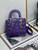 Dior M0538 Small Lady My ABCDior Bag Lambskin Purple