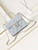 Chanel AS4711  Kelly Bag Calfskin gold tone metal Light Blue