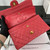 Chanel A01112 Flap Classic 11.12 Handbag Grained Calfskin & Gold-Tone Metal Red