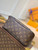 LV M45381 Louis Vuitton Odeon PM Shoulder Bag Monogram Black