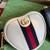 Gucci 698805 Ophidia gg Heart Utility Belt Bag Black and white