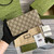 Gucci 456117 GG Marmont Zip Around Wallet Black