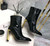 YSL Women's Boots Designer Saint Laurent High Shoes patent leather Y67210