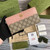 Gucci 456117 GG Marmont Zip Around Wallet Pink