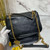 YSL 763475 JAMIE 4.3 Small in Lambskin Black