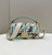 Fendi 8BR600 Baguette Medium Multicolour canvas bag with FF embroidery 0159A