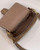 Fendi 8BR600 Baguette Medium Re-Edition bag in camel lamé sheepskin