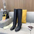Fendi Women Shoes Cut Multicolor leather high-heeled boots 192498