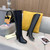 Fendi Women Shoes Cut Multicolor leather high-heeled boots 192498