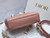 Dior S0910 Small Lady D-joy Bag Pink Cannage Lambskin