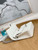 Chanel A01112 Flap Handbag Classic Grained shiny Calfskin White Silver