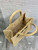 Dior M1265 Small Book Tote  Embroidery with 3D Macramé Effect M9622