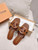 LV 1ABP20 Louis Vuitton LV Isola Flat Mules L66398