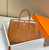 Hermes Brown Clemence Garden Party 30cm Bag H239043