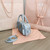 MiuMiu 5BB123 Matelassé nappa leather handbag Cornflower Blue