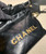Chanel AS3260 22 Mini Handbag Calfskin Black with Gold A85