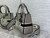 Dior M0565 Medium Lady D-Life Bag Black and White Houndstooth Embroidery