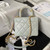 Chanel AS3973 Small Vanity Case Lambskin bag with top handle Light Blue