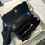 Chanel A92236 Flap Bag With Top Handle Lambskin & Sliver-Tone Metal Black