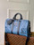 LV M22573 Louis Vuitton Keepall Bandoulière 35 Abyss Blue