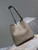YSL 753837 Le 5 À 7 Supple Large In Smooth Leather Gray