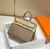 Hermes Birkin Designer Tote Bag Epsom Leather 28369 elephant Gray