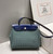 Hermes H084076CKAD Herbag Zip 31 Bag in Black Hunter Leather and Canvas H60057