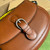 Gucci 679540 Logo-print Leather Shoulder Bag Brown