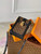 LV M63913 Louis Vuitton Vertical Trunk Pochette Bag Black