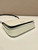 Prada 2VD061 Black Brushed Leather Mini-bag With Shoulder Strap White
