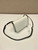 Prada 2VD061 Black Brushed Leather Mini-bag With Shoulder Strap White
