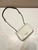 Prada 2VD061 Black Brushed Leather Mini-bag With Shoulder Strap White