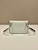 Prada 2VD061 Black Brushed Leather Mini-bag With Shoulder Strap White