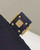Fendi 8BR792 Medium Baguette 1997 Black Satin Bag with Sequins 8528