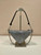 Prada 1BC190 Prada Triangle satin mini-bag with crystals Black