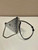 Prada 1BC190 Prada Triangle satin mini-bag with crystals Black
