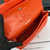Chanel A01117 Flap Handbag Classic Bag Orange Lambskin