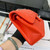 Chanel A01117 Flap Handbag Classic Bag Orange Lambskin