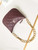 Chanel AS4220 HOBO Handbag Lambskin Wine Red