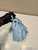 Prada 1BH029 Re-Nylon mini backpack Blue