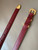 Celine 45BAE3A01 Small Western Belt In Natural Calfskin Wine Red 1.8 CM C12005