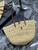 Saint Laurent 688221 YSL Panier Maxi Bag In Raffia Apricot