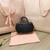 MiuMiu 5BP077 Matelassé nappa leather top-handle mini-bag Black
