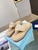 Prada 1YZ043 Soft padded nappa leather thong wedge sandals P78576