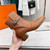 Hermes H222092Z A3360 Frenchie 50 ankle boot Brown