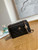 Chanel A81242 Vanity with chain Lambskin Gold football Black