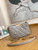 Chanel 3475 Small HOBO Handbag Lambskin & Gold-Tone Metal Light Gray