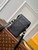 LV M82077 Louis Vuitton Vertical Trunk Wearable Wallet black embossed