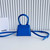 Jacquemus 213BA001 Le Chiquito Signature leather mini handbag Blue